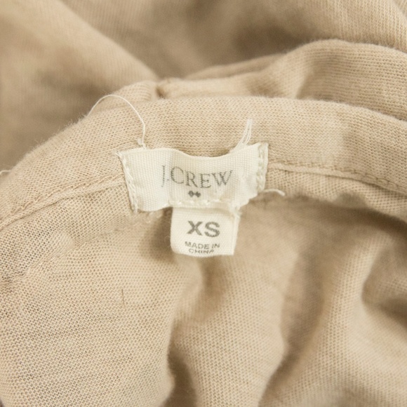 J Crew Ruffle Button Down Fitted Knit Blouse XS - Picture 3 of 4